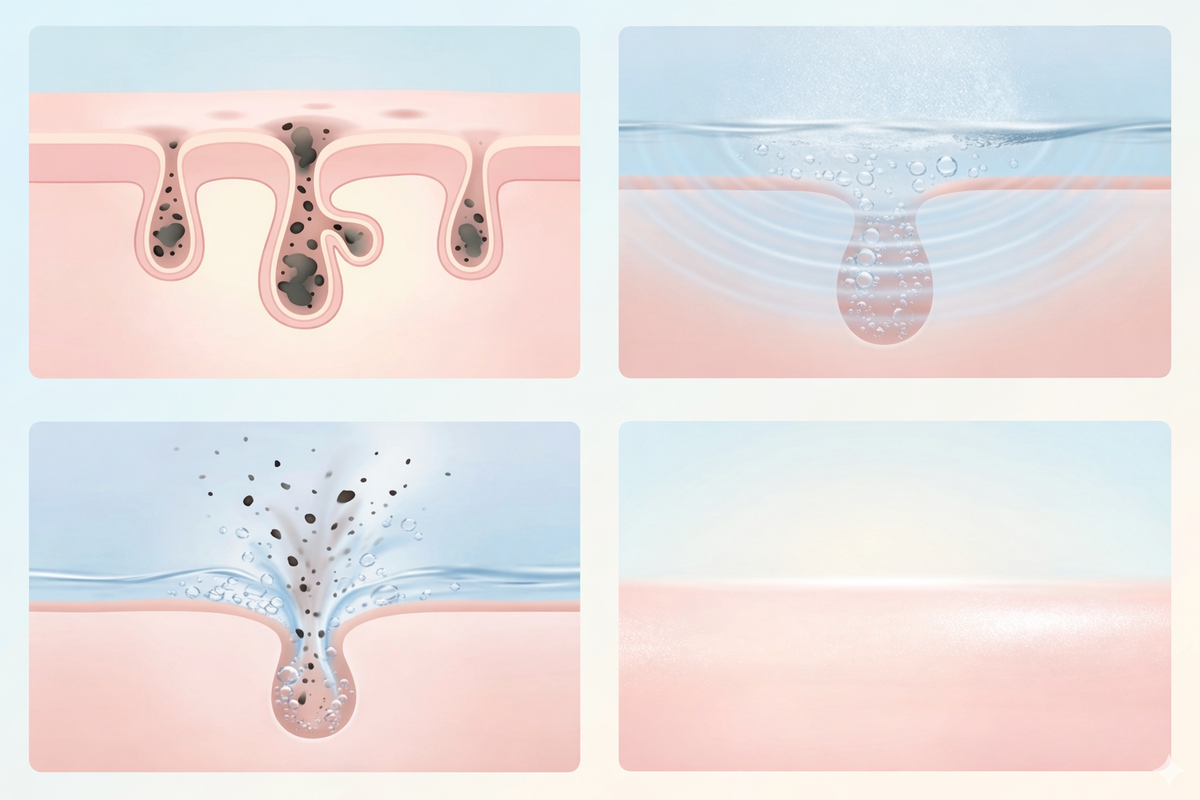 Jak działa peeling ultradźwiękowy